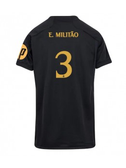 Real Madrid Eder Militao #3 Ausweichtrikot für Frauen 2023-24 Kurzarm